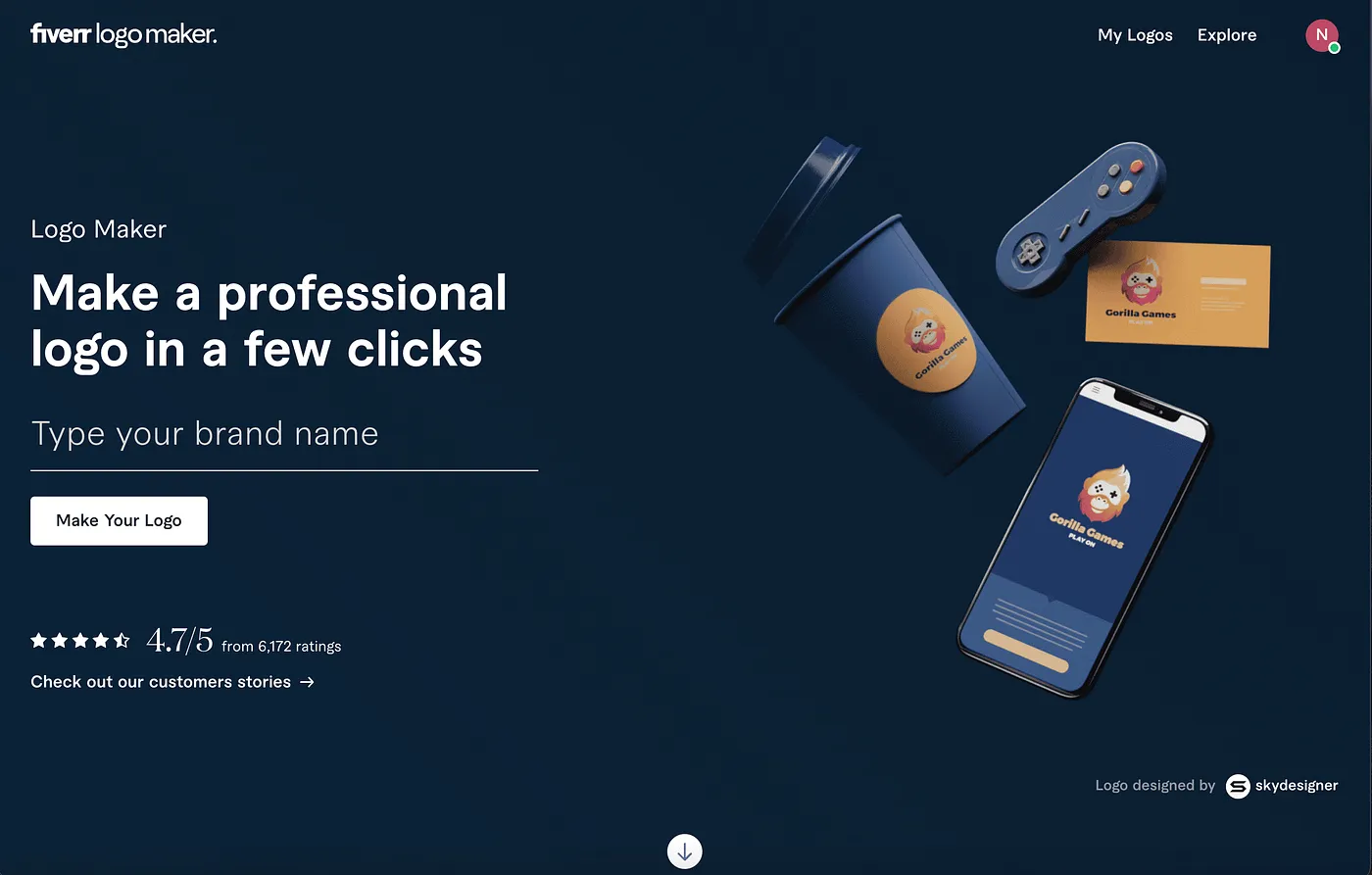 Source: Fiverr AI Logo Maker