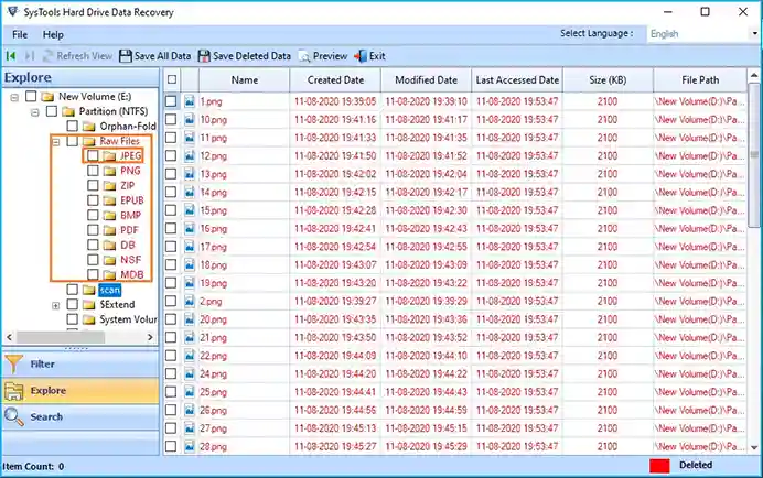 preview recovered