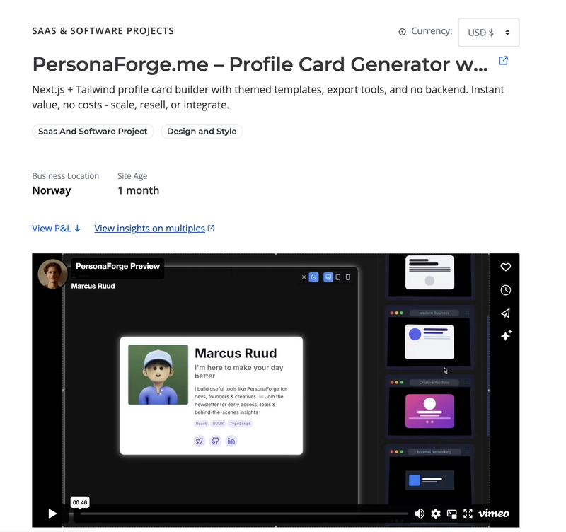 How I Built and Shipped a Frontend-Only Profile Card Generator in 5 Days — No Backend, Just Next.js, Tailwind, and Exports