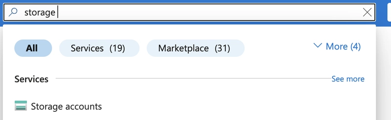 Create A Storage Account Using The Azure Portal.