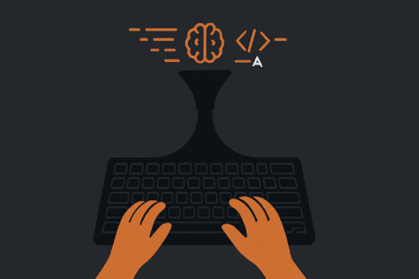 Typing slowly