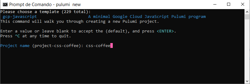 Project name