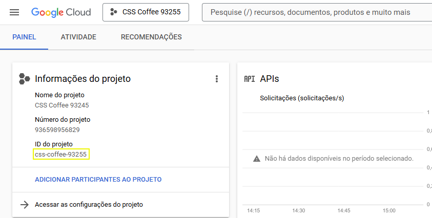 Choose the project