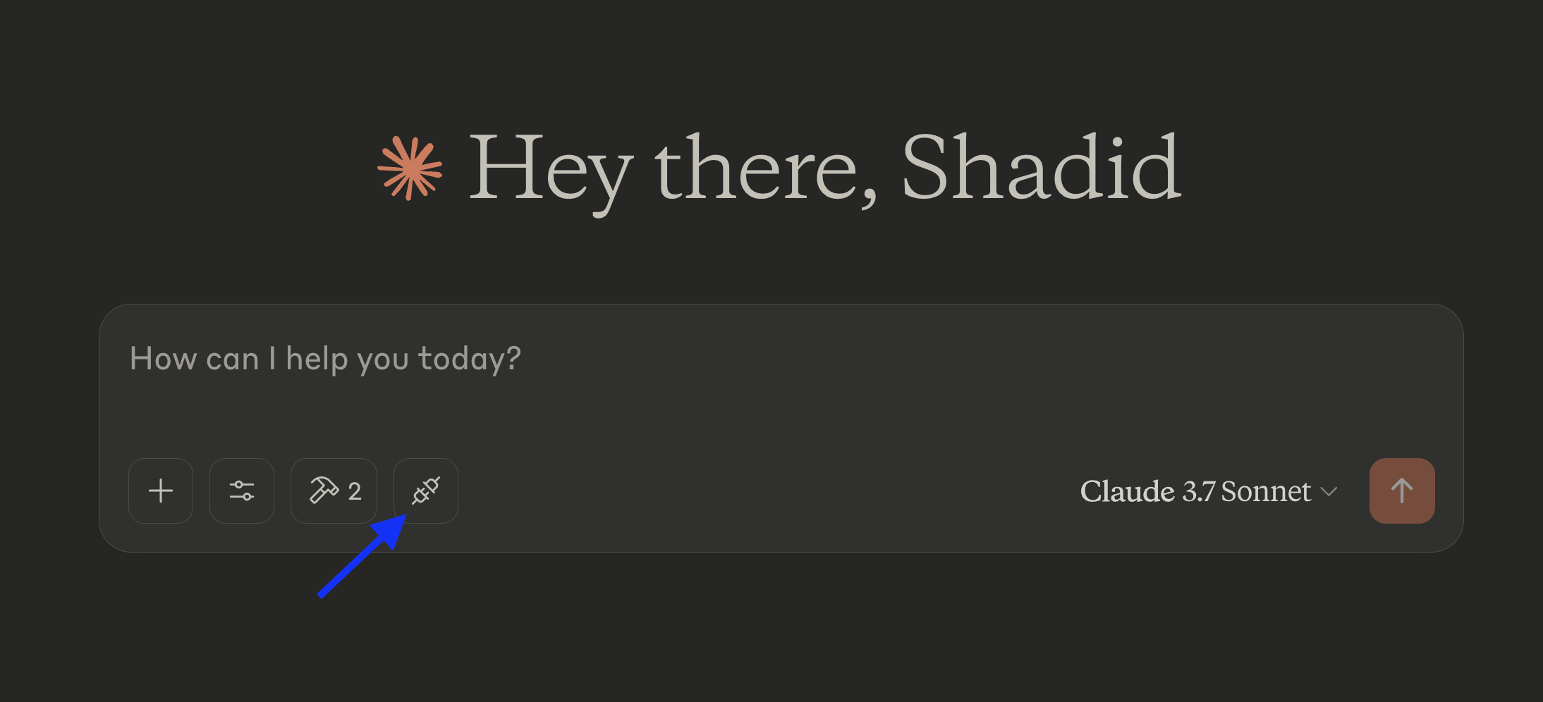 New plug icon in Claude