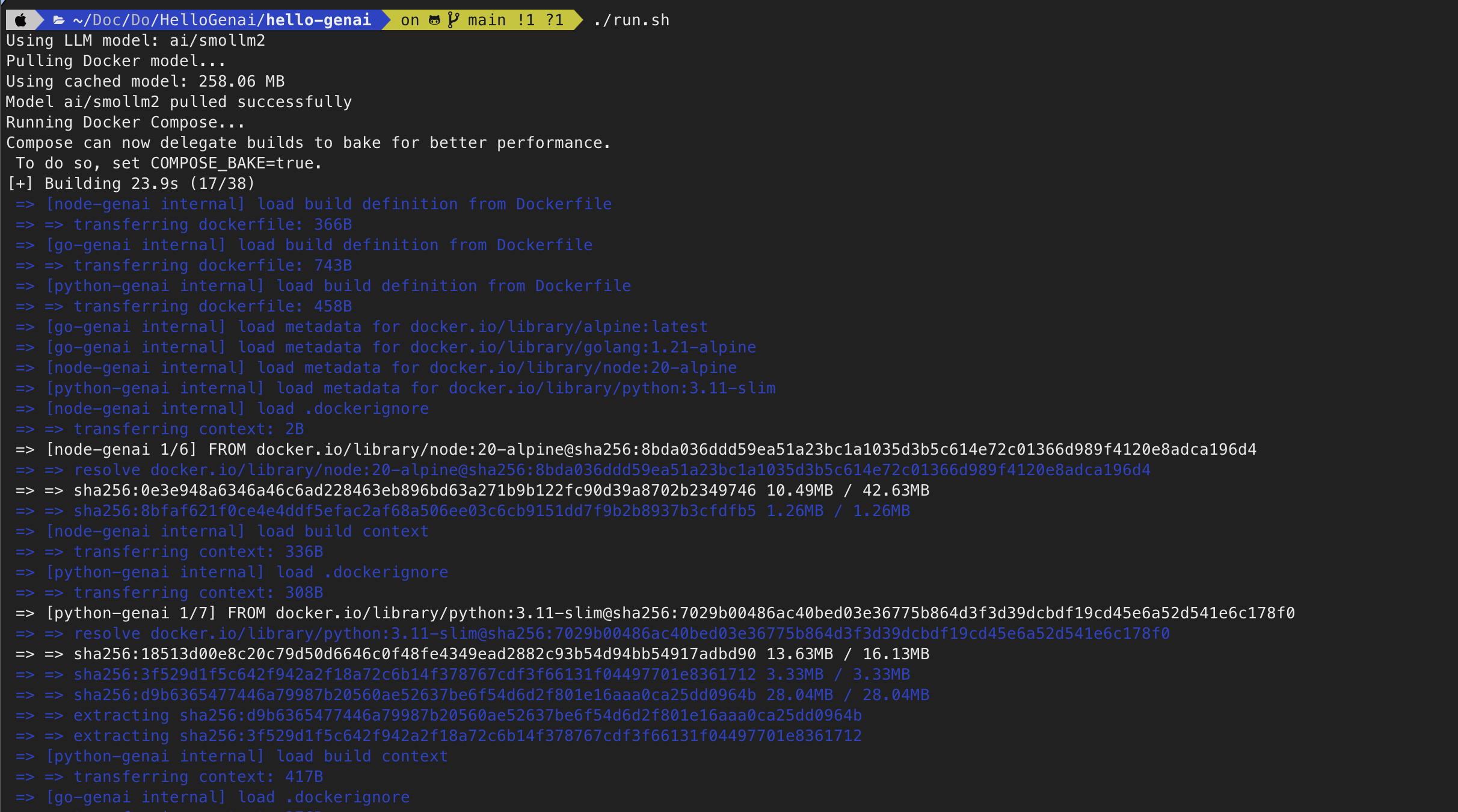 Start script