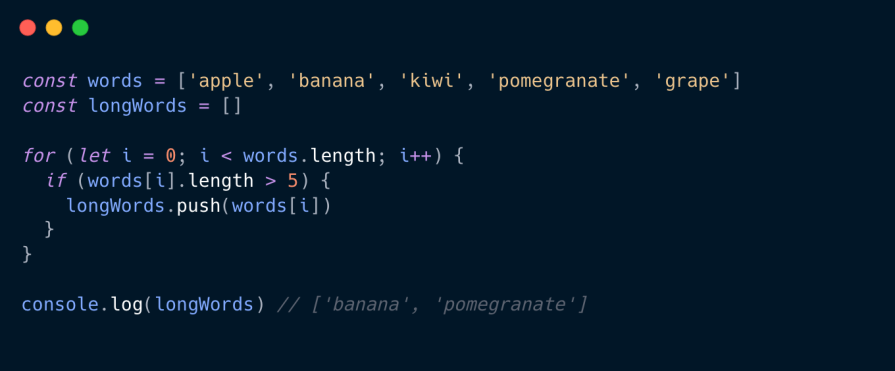 life without the array filter method