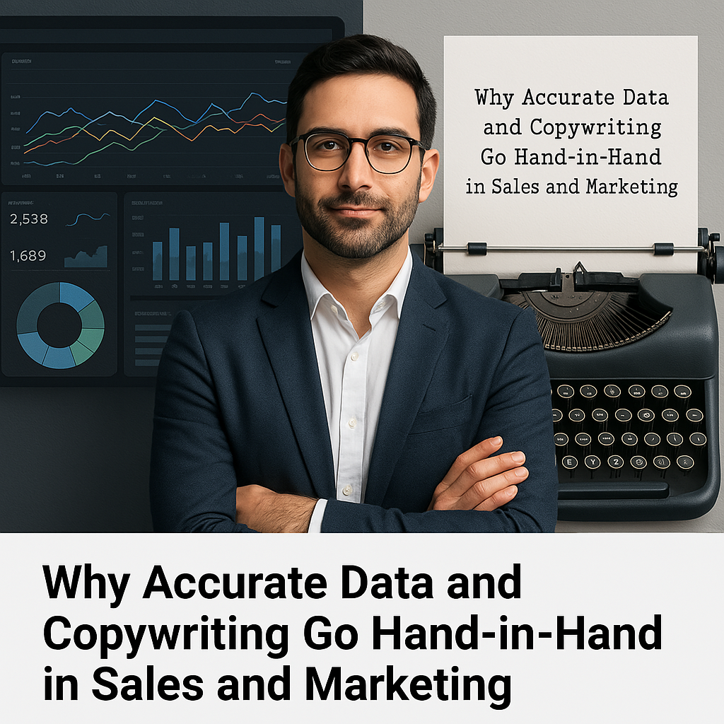 Discover why Ashkan Rajaee emphasizes the critical fusion of accurate data and targeted copywriting in sales and marketing success.