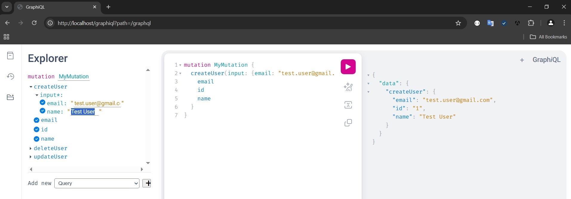 GraqphQL how to use mutation