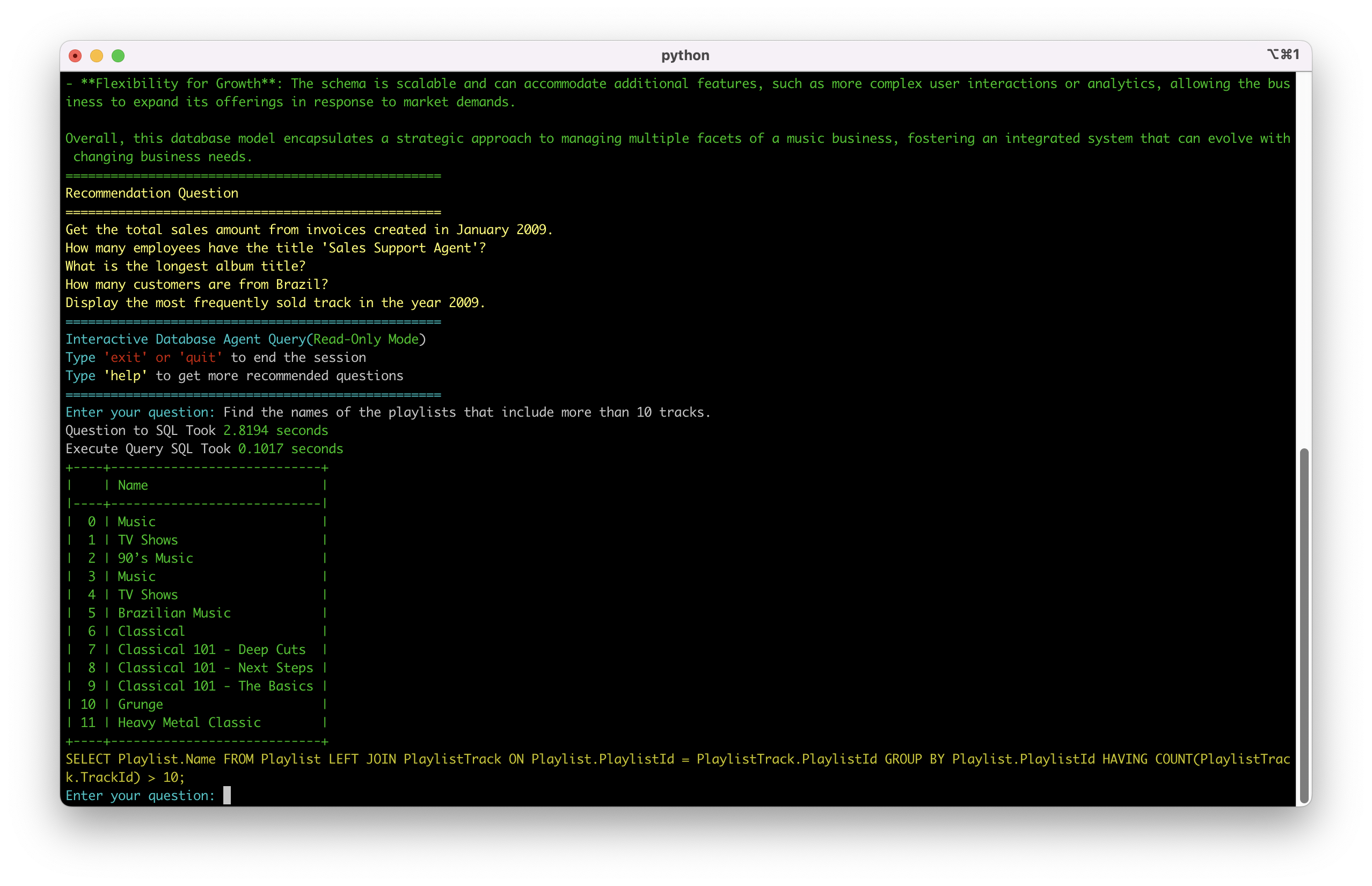 Basic Queries