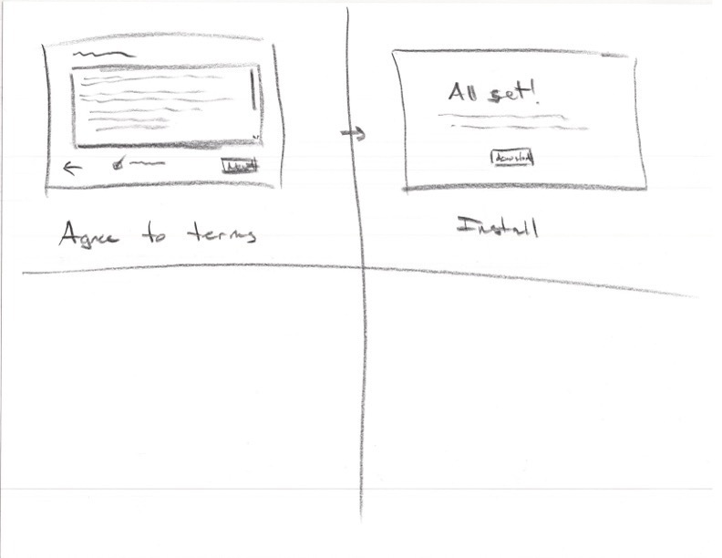 install dialog sketch two