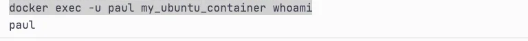 who am i command docker