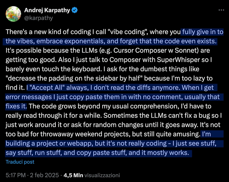 Vibe Coding: Embracing Creativity and Chaos in Software Development