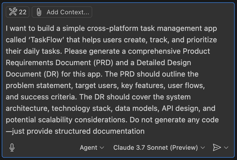 prompt description