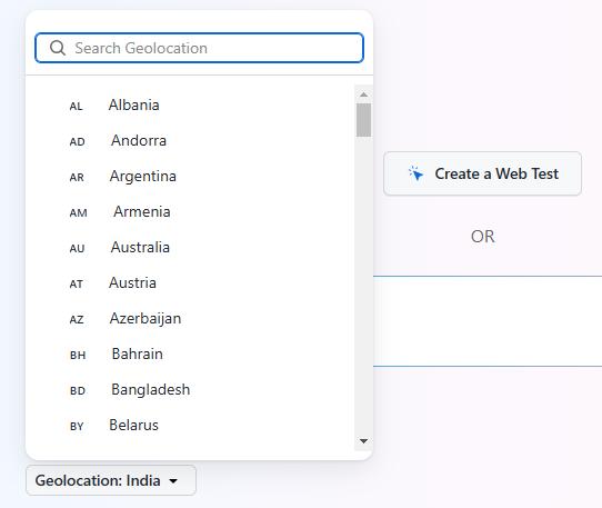 geolocation support