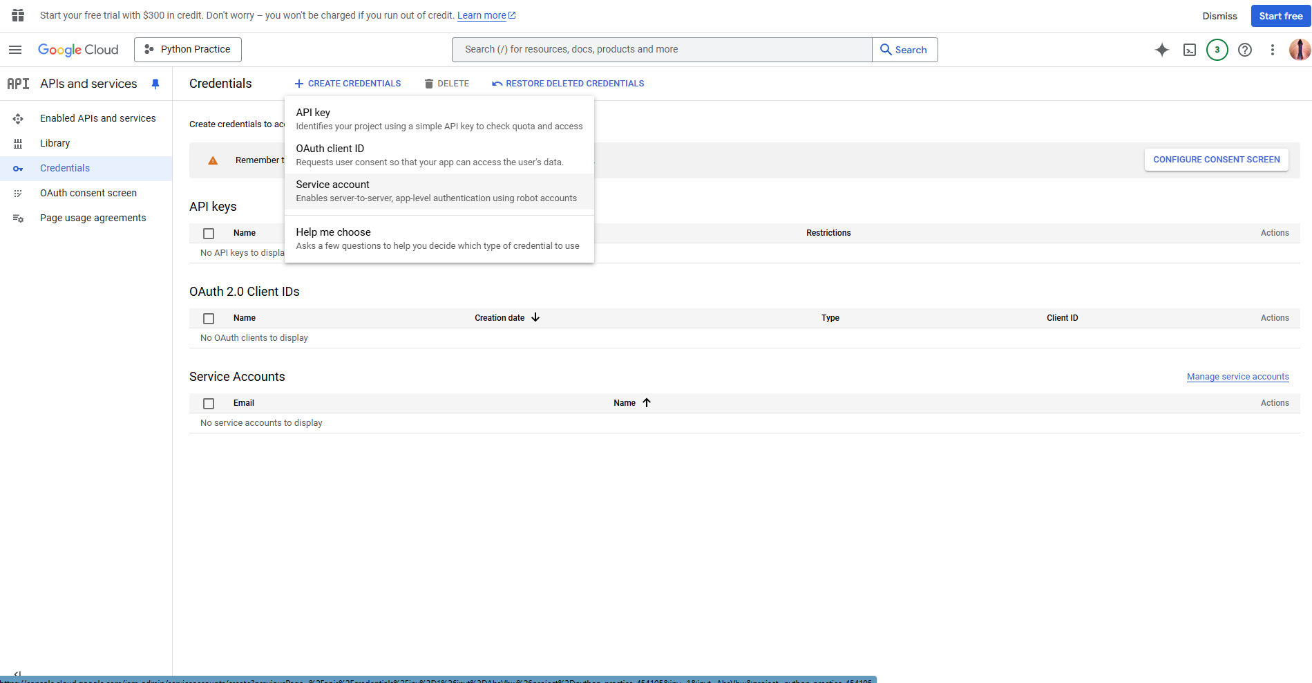 Google cloud console image