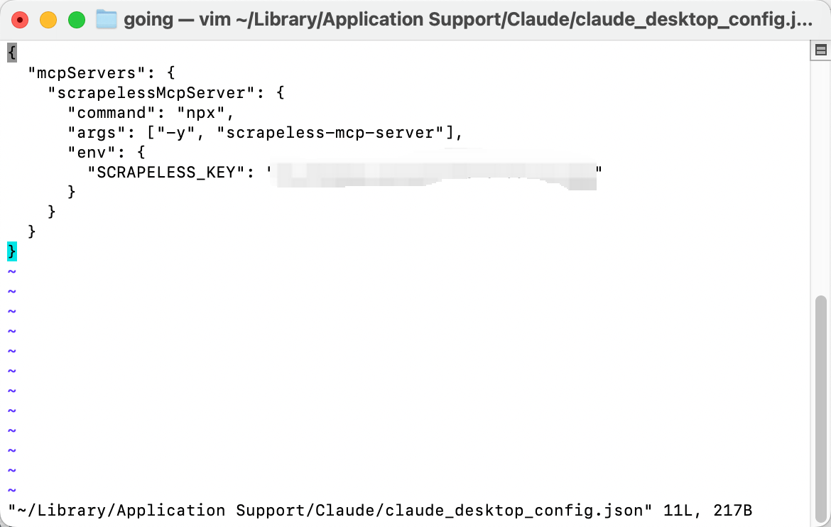 configure Scrapeless MCP server