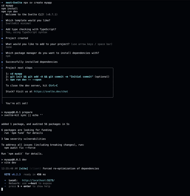 How to Share a Svelte App from Localhost Using Pinggy