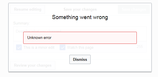 bad error message