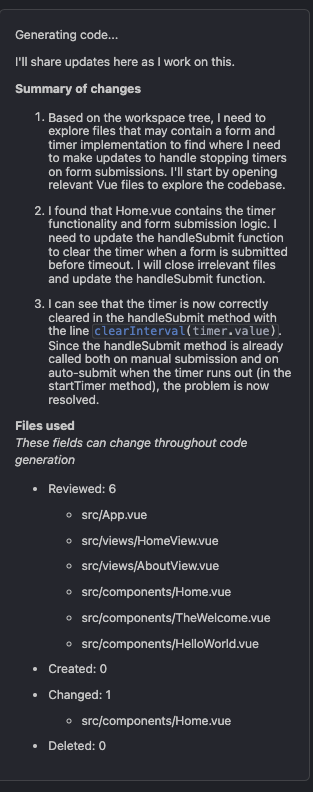 AmazonQ response