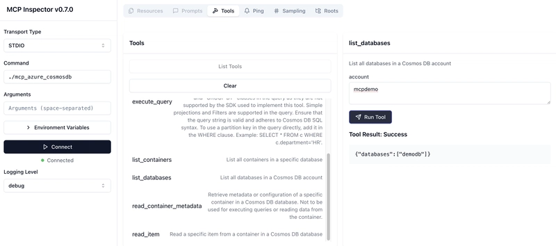 Build a MCP server using Go to connect AI agents with databases