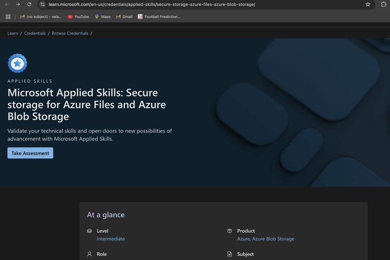 Step-by-step guide on how to provide storage for the IT department testing and training on the Azure portal.