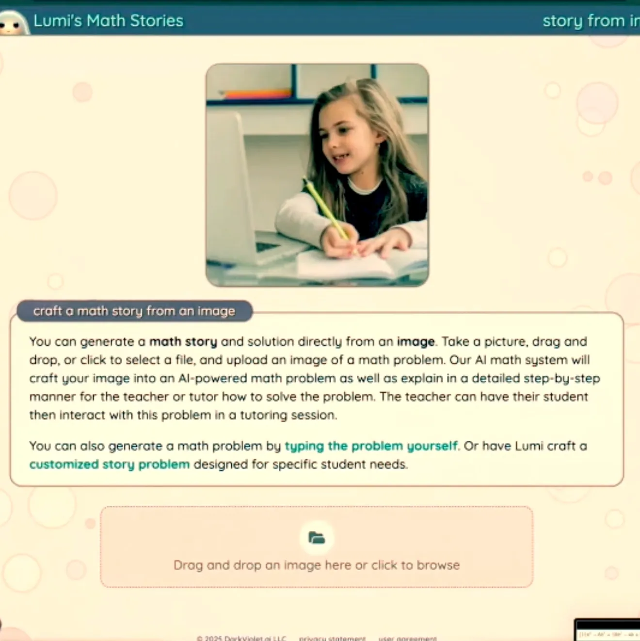 Learn with Lumi Math Problem Solving from Image