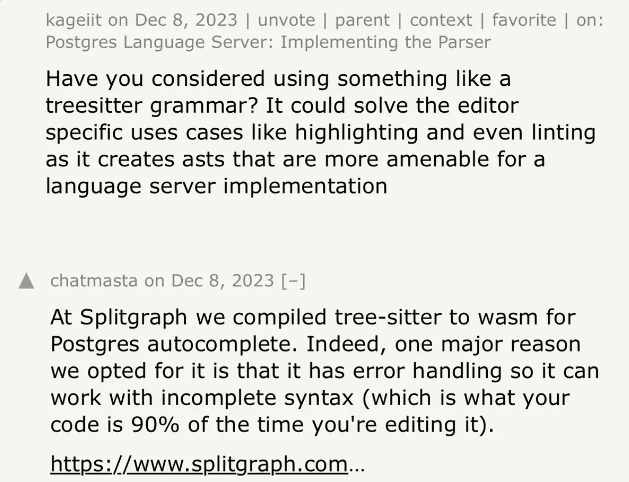 screenshot hackernews