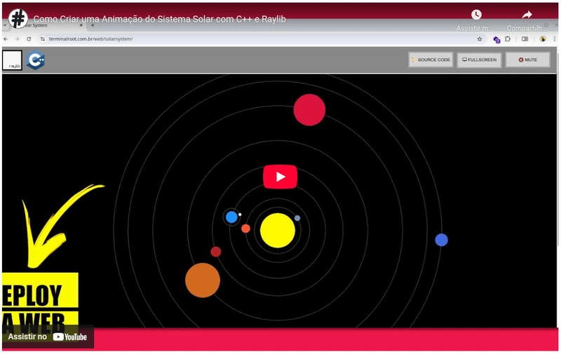 How to Create a Solar System Animation with C++ and Raylib