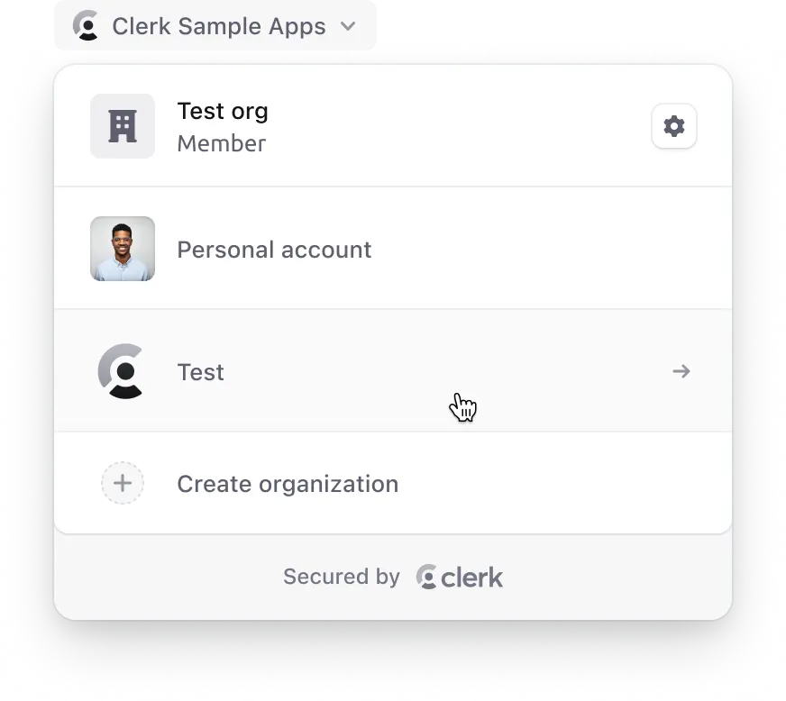 Organization Switcher
