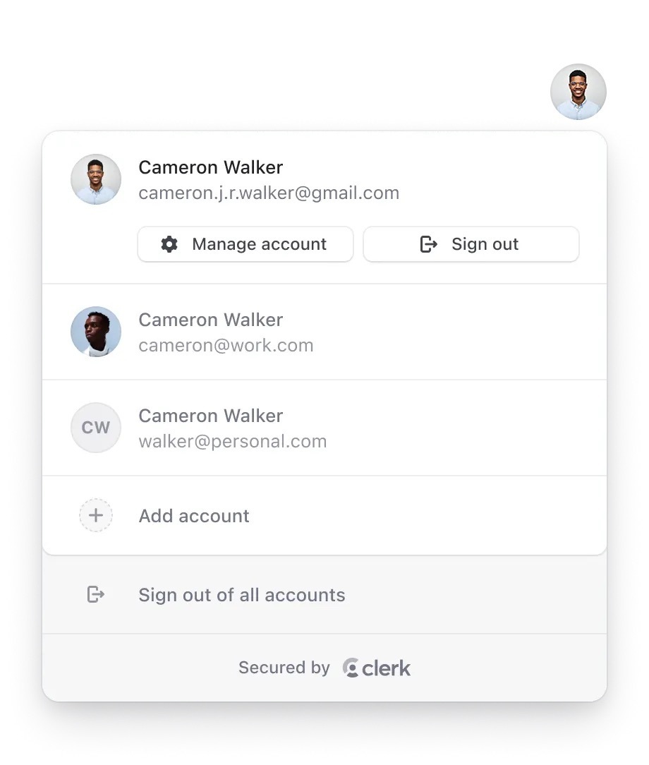 User Button