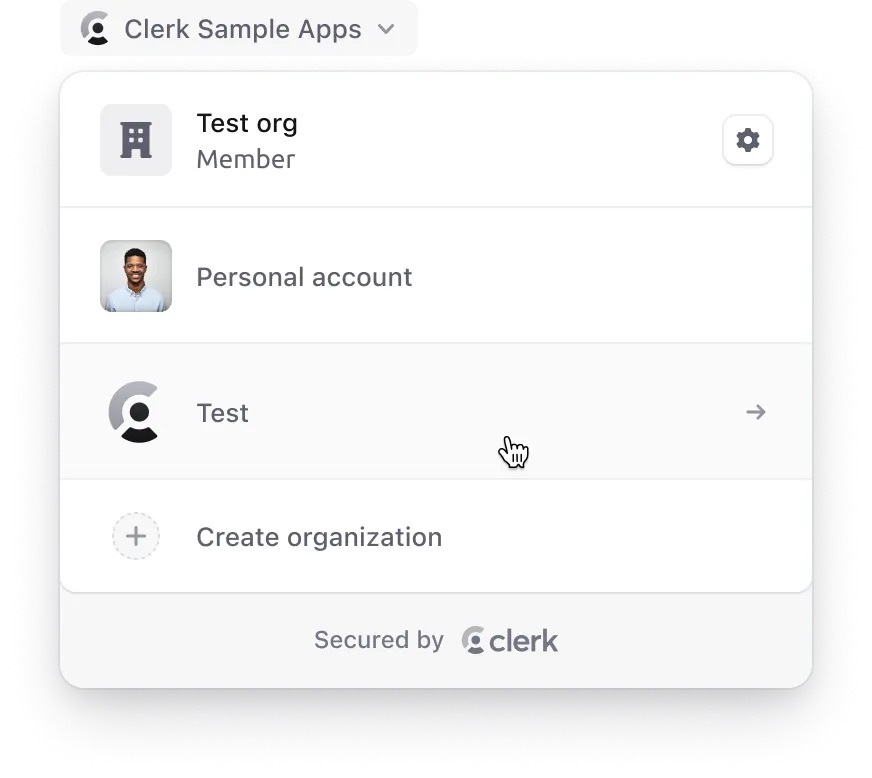 Organization Switcher