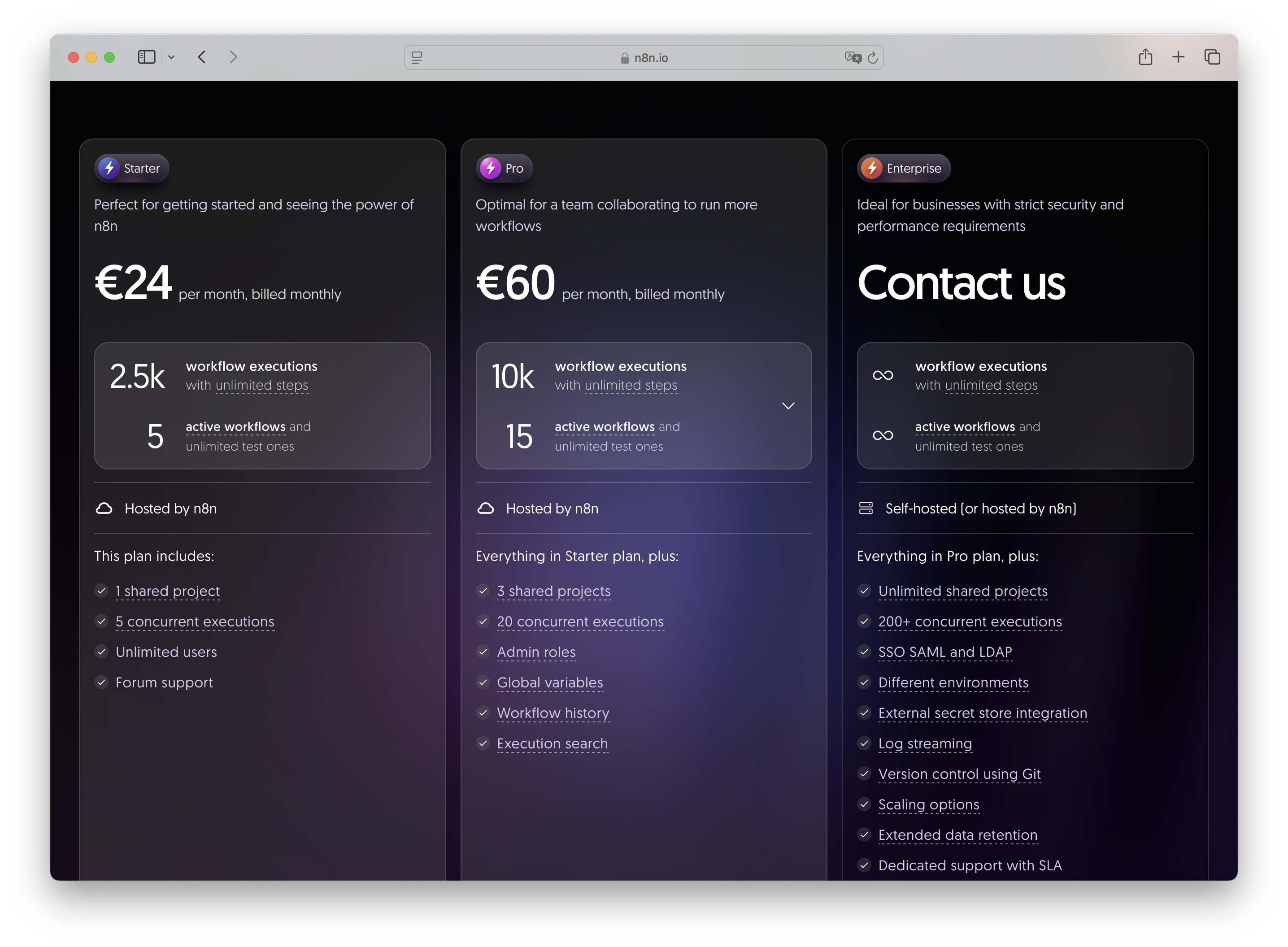 n8n pricing