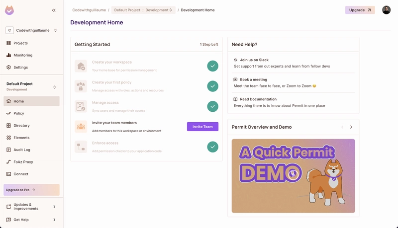 I've build permissions for my Next.js 15 app with Permit.io