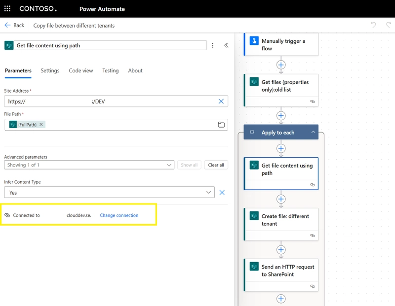 Using Power Automate to migrate SharePoint documents from one tenant to another while preserving System Columns