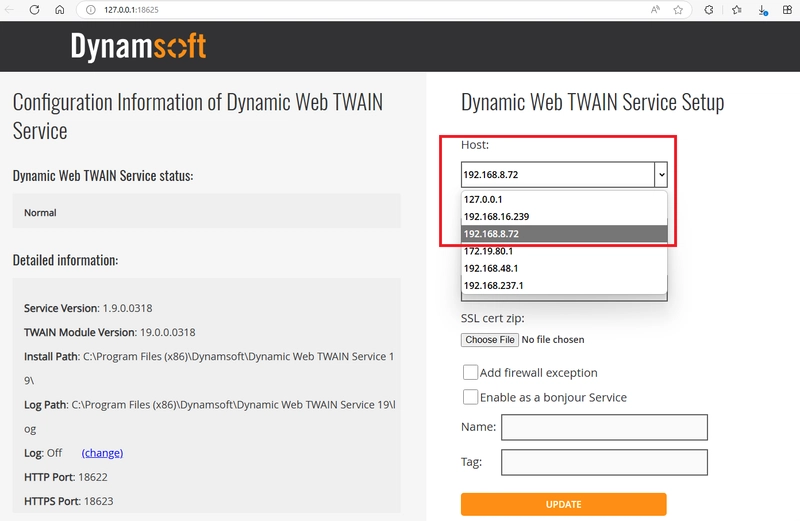 How to Scan Documents from Document Scanners Over a Local Network Using JavaScript and HTML5