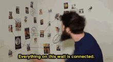 Gif of someone connecting information together