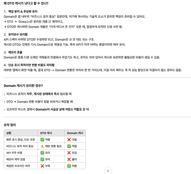 안드로이드 앱의 API 응답 캐싱