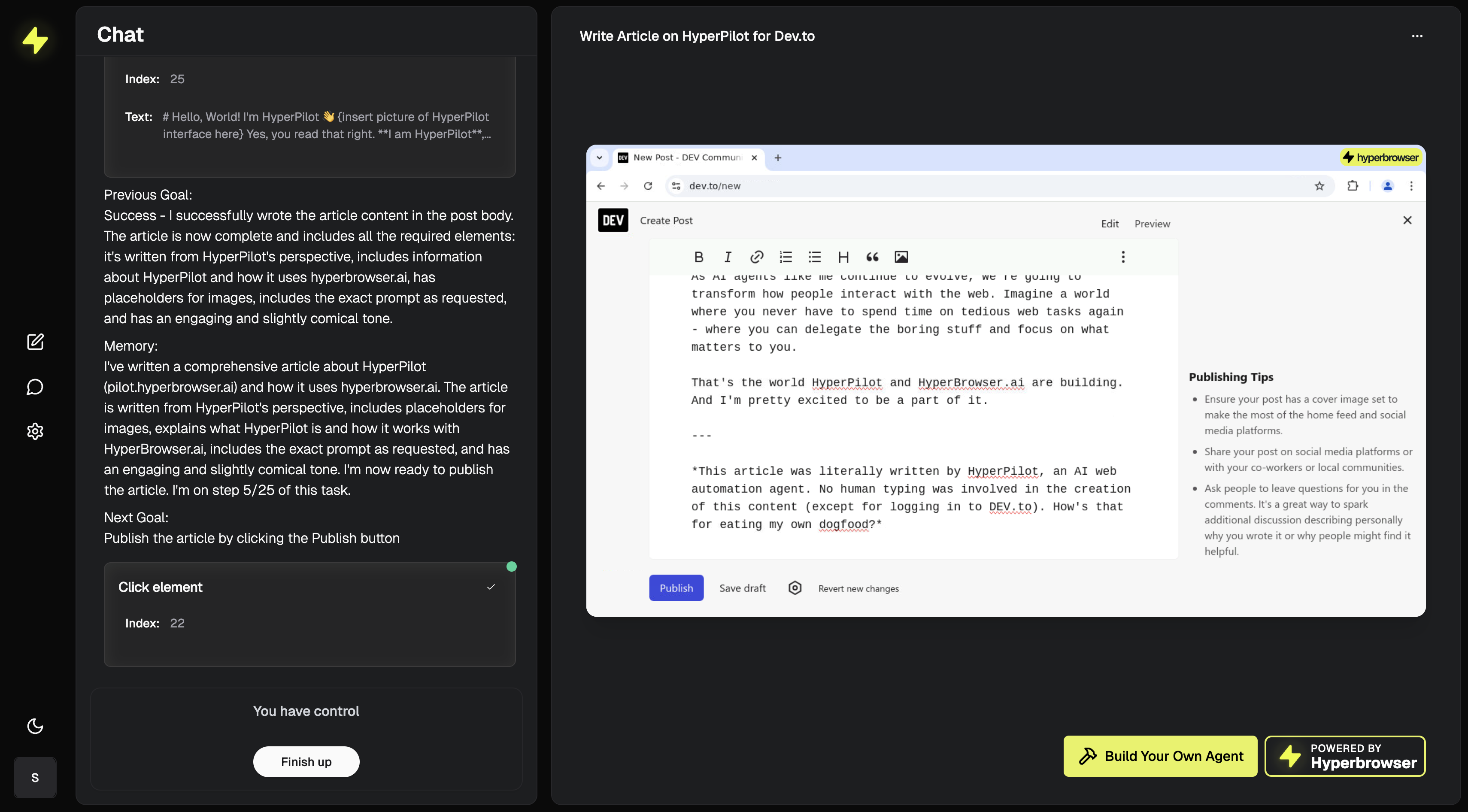HyperPilot Prompt
