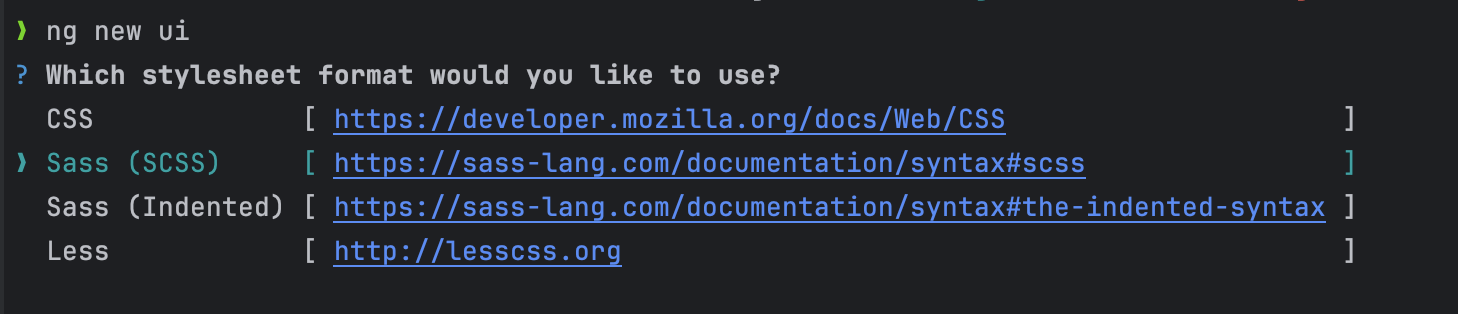 css choice
