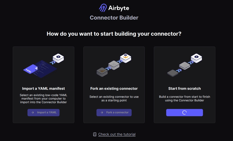 Creating a new Airbyte connector from scratch