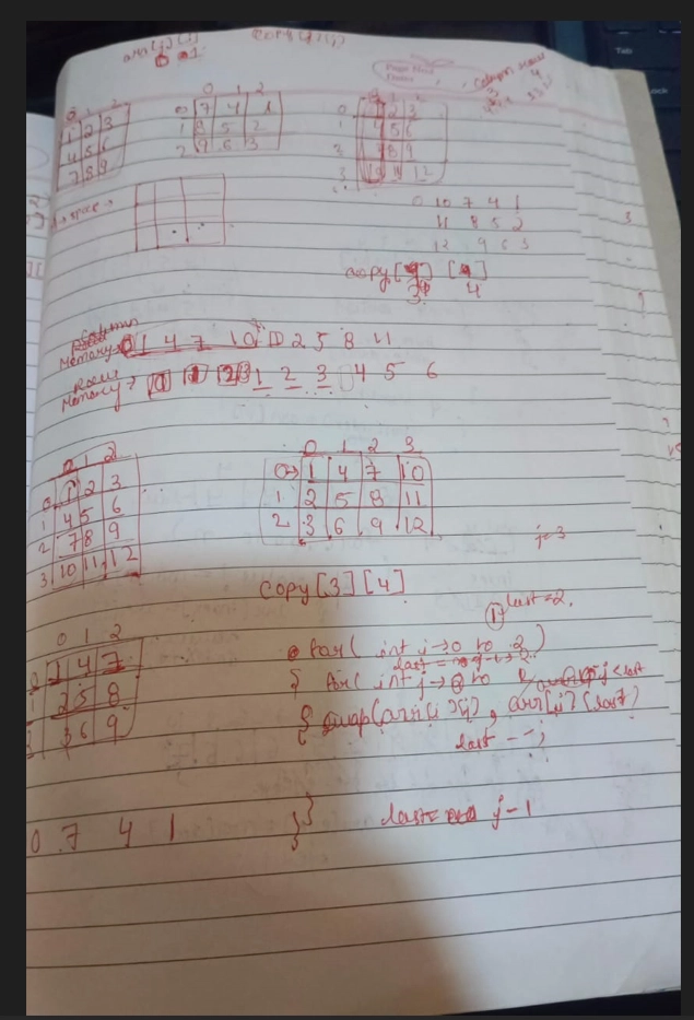 2D Arrays