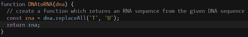 DNA to RNA Conversion