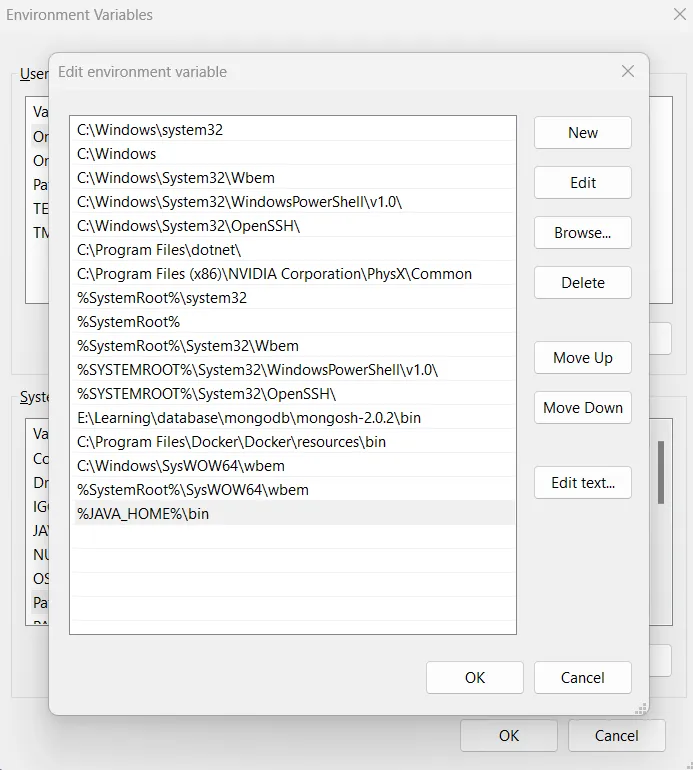 Configure PATH variable