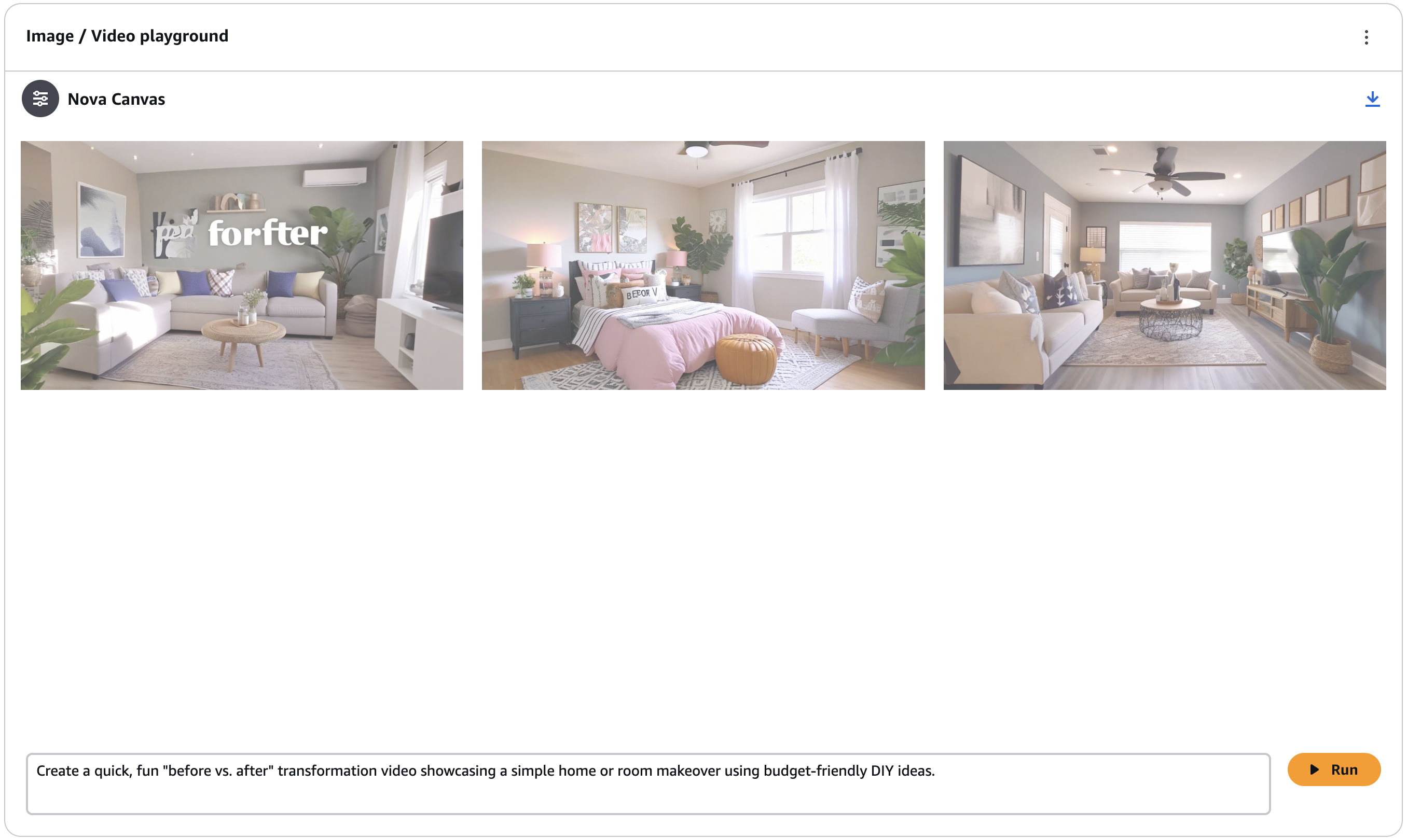 Amazon Nova Canvas demo