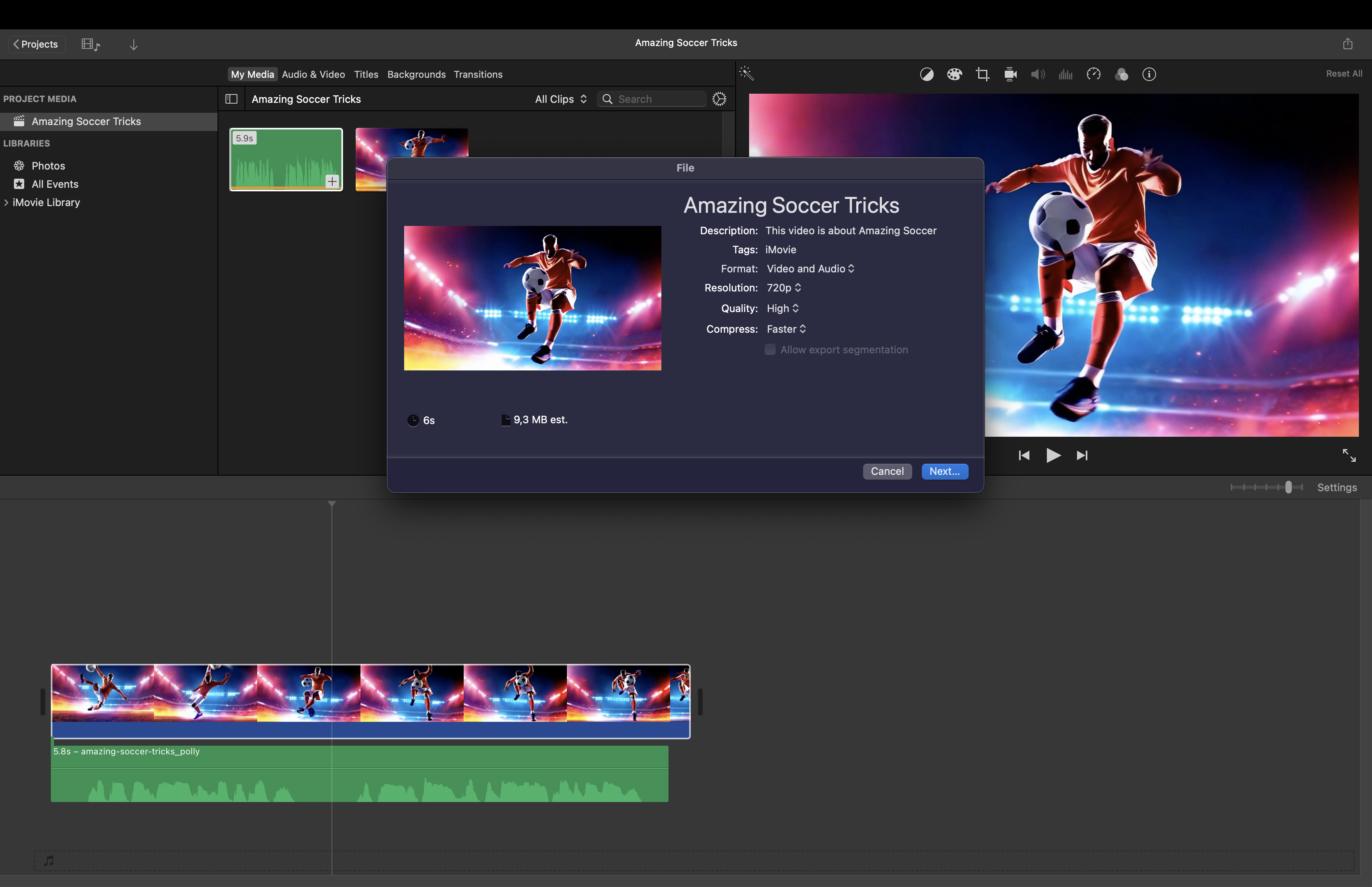 Apple iMovie