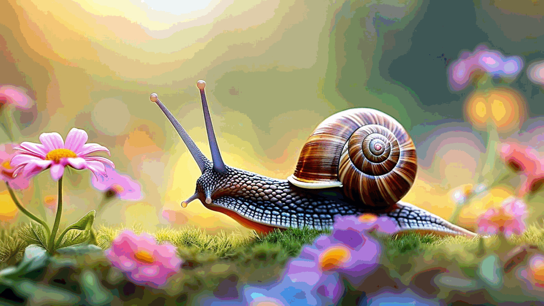 Snail's Slow and Steady Adventure