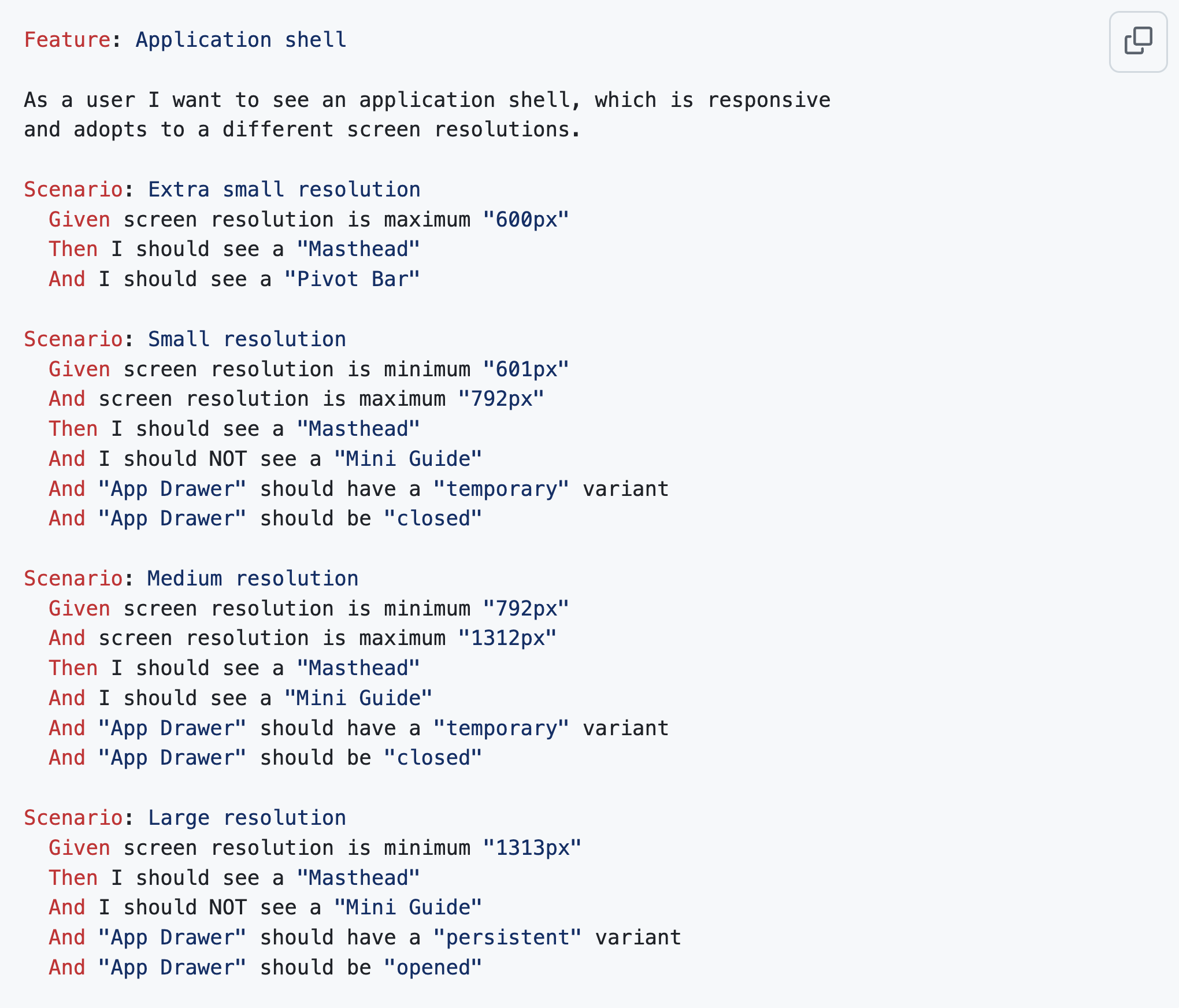 GitHub Gherkin support