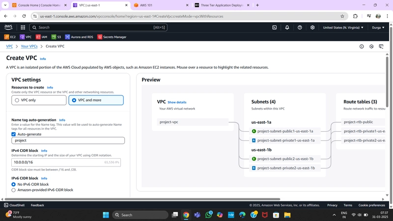 AWS 101 WORKSHOP ARCHITECTURE
