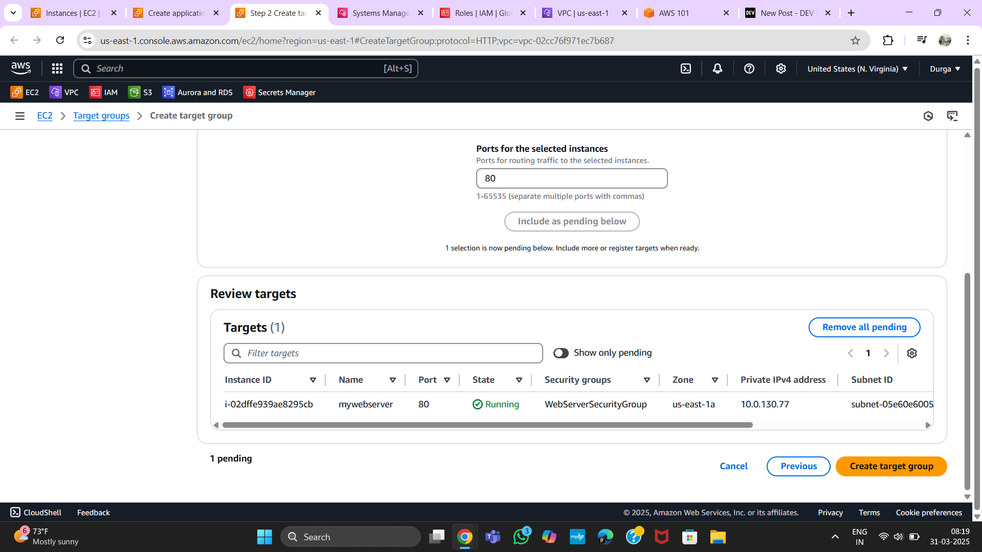 Target Configuration